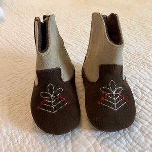 Baby Western Leather Crib Boot